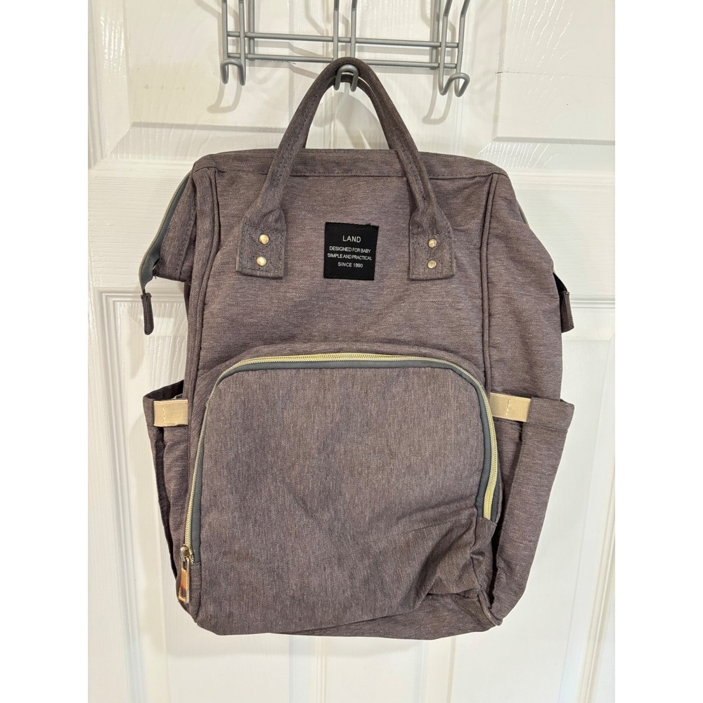LAND Diaper Bag Backpack Large Capacity Multifunction Travel Bag